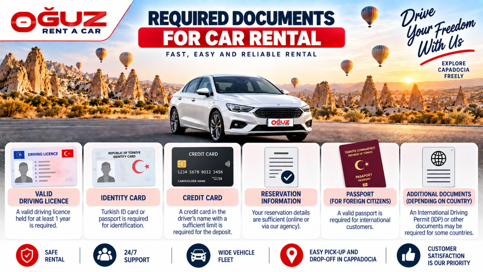 What are the Documents Required for Car Rental?
