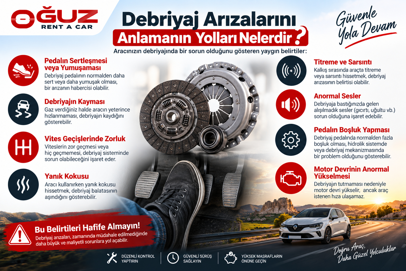 Debriyaj Arızalarını Anlamanın Yolları Nelerdir?