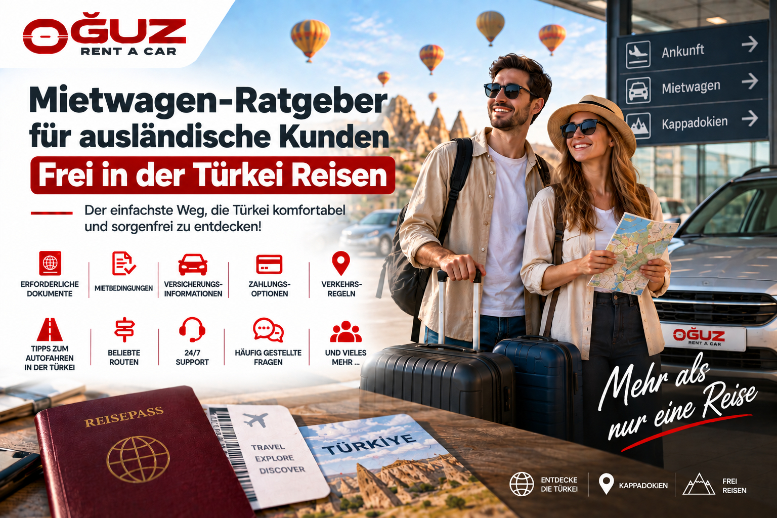 Mietwagenführer für ausländische Kunden