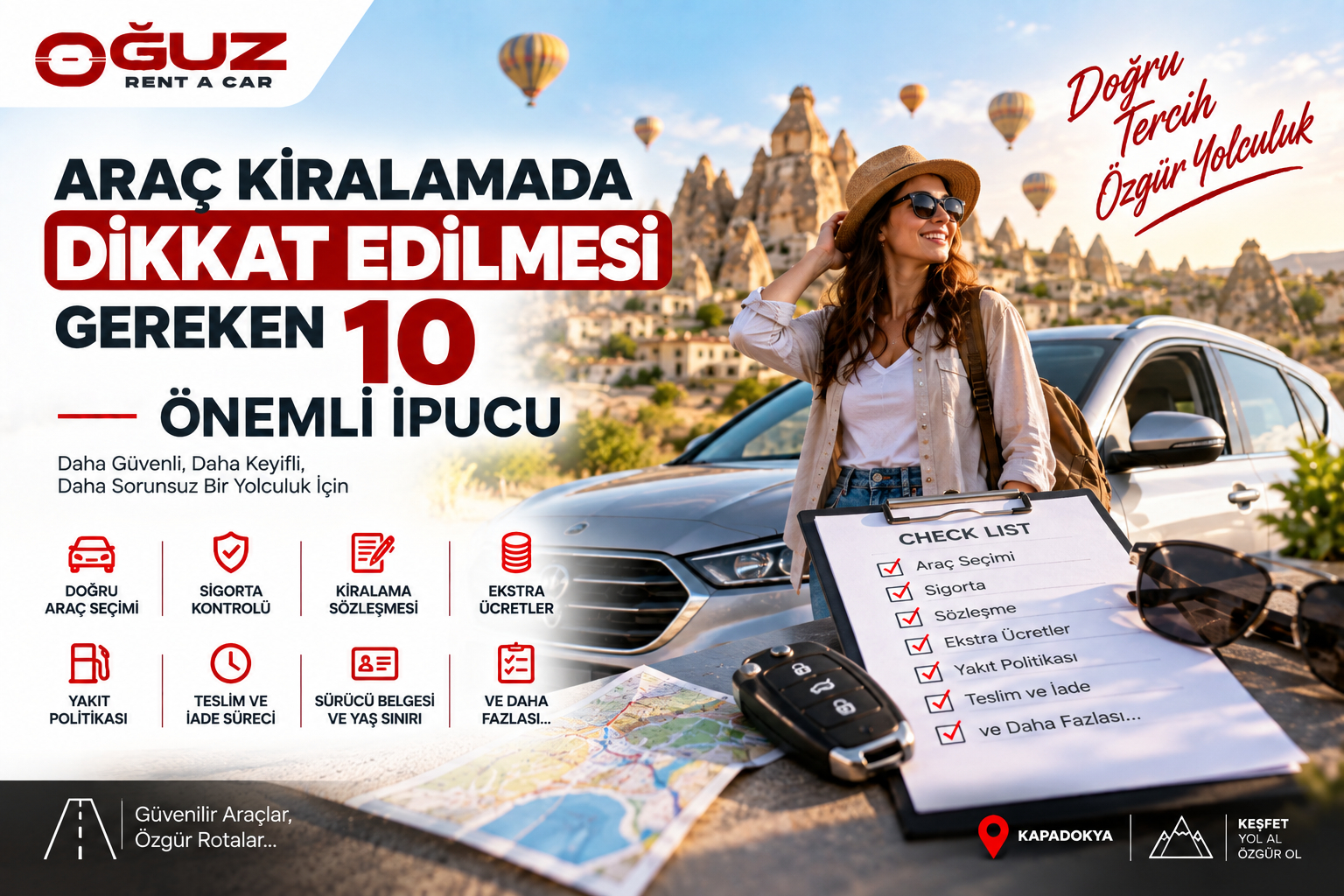 Araç Kiralamada Dikkat Edilmesi Gereken 10 Önemli İpucu