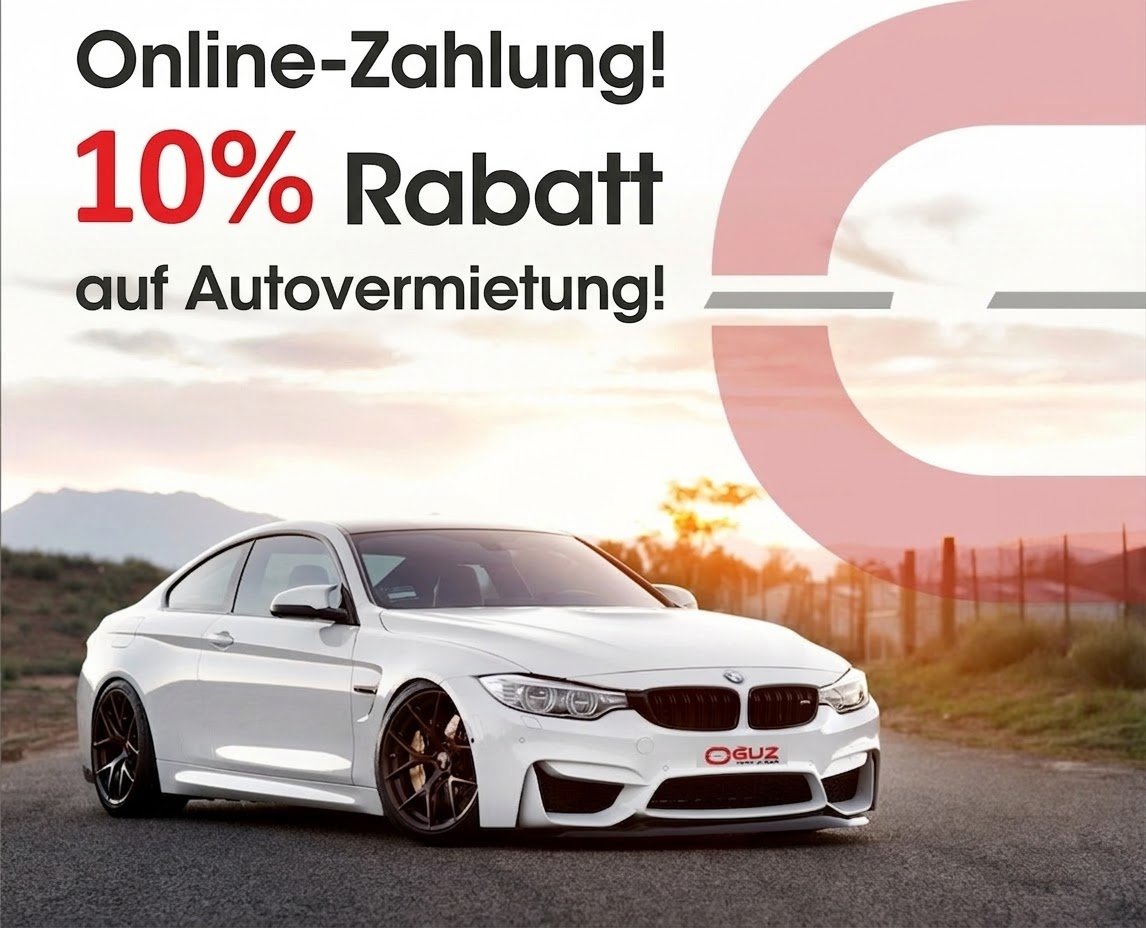 10 % Rabatt auf Kreditkartenzahlungen
