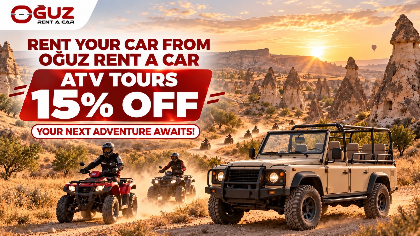 Rent Your Car from Oğuz Rent A Car and Join the Adventure with 15% Off!